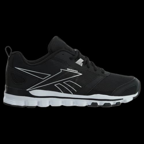 Reebok Hexaffect Run Black Mettallic Silver White