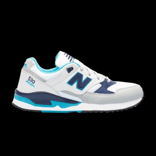 New Balance 530 White Navy Teal