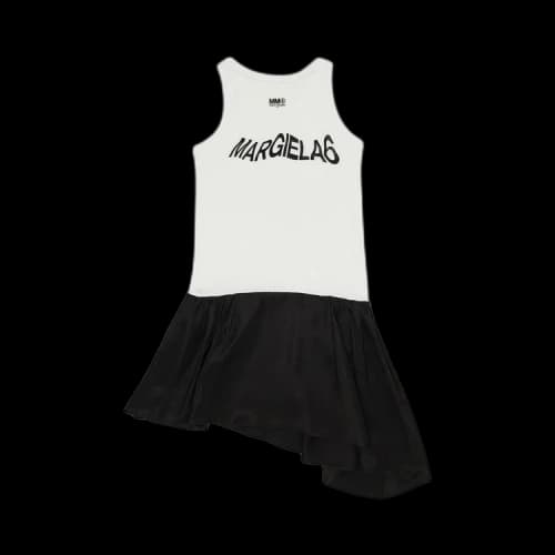 MM6 Maison Margiela Kids Dress 'White/Black'