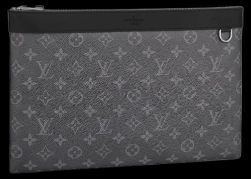 Louis Vuitton Discovery Pochette Monogram Eclipse Canvas