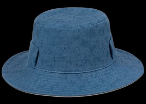 Louis Vuitton Color Blocks Skater Hat Reversible Blue Mirage