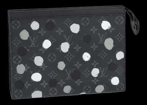Louis Vuitton x Yayoi Kusama Pochette Voyage Monogram Eclipse Black/Silver