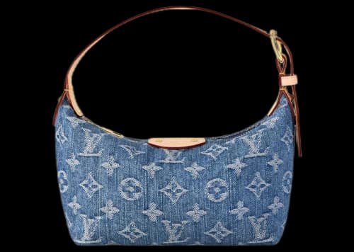 Louis Vuitton Hills Pochette Monogram Denim Blue