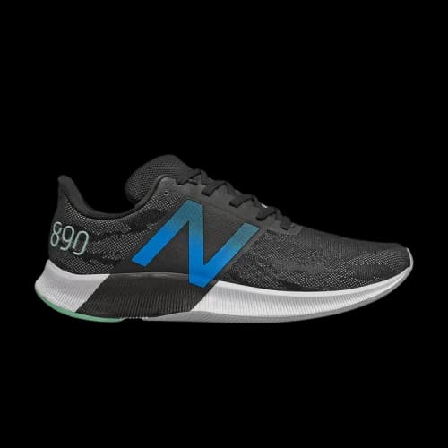 New Balance FuelCell 890v8 2E Wide 'Black Neo Classic Blue'
