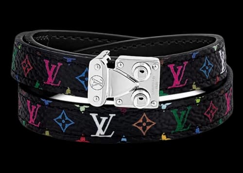 Louis Vuitton x Takashi Murakami Signature Bracelet Black Multicolored