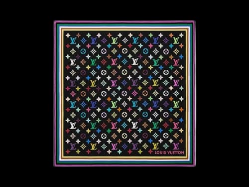 Louis Vuitton x Takashi Murakami Square 55 Black Multicolored