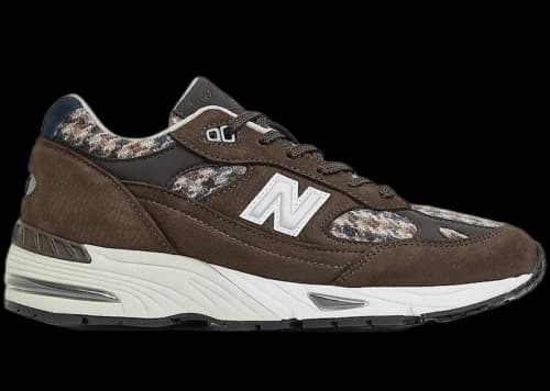 New Balance 991 MiUK Harris Tweed Brown