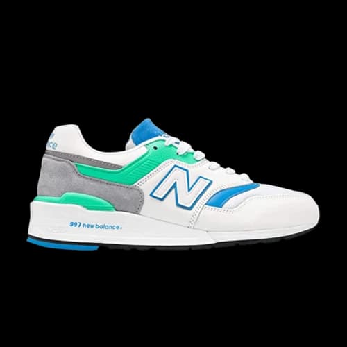 New Balance 997 Made In USA 'White Green Blue'