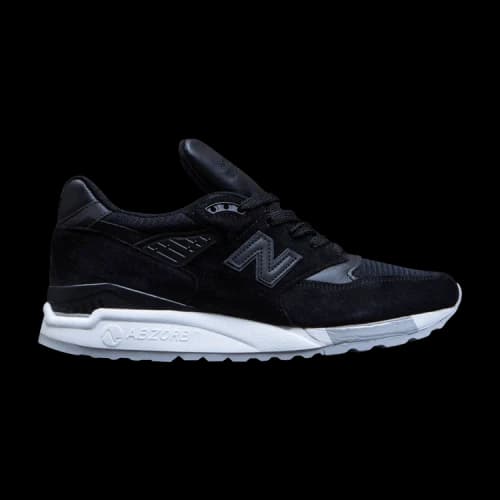 New Balance 998 MiUSA Black White Grey