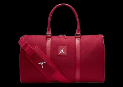 Jordan Monogram Duffle Bag Red