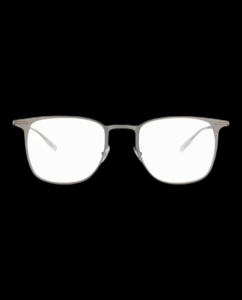 Montblanc Square-Frame Alluminium Optical Frames Ruthenium Ruthenium Transparent (MB0232O-30013546-002)
