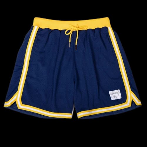 Mitchell & Ness Branded Game Day Shorts 'Navy Yellow'