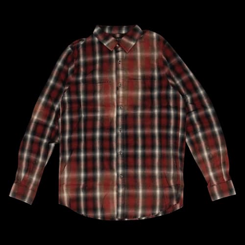 Amiri Spray Plaid Shirt 'Red'