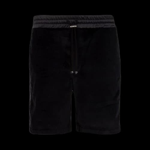 Amiri Velvet Satin Shorts 'Black'