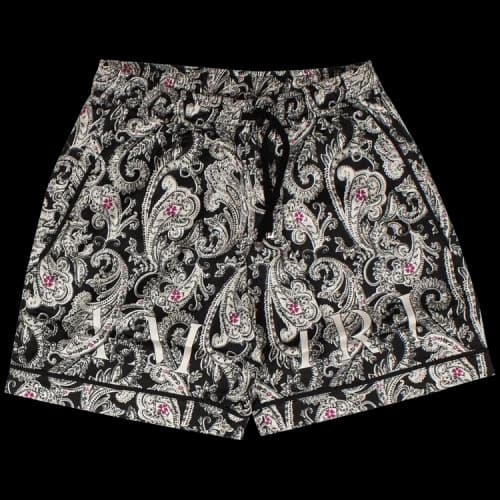 Amiri Paisley Pajama Shorts 'Black'