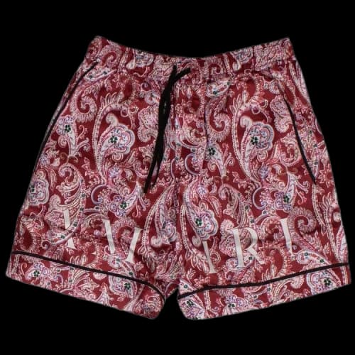 Amiri Paisley PJ Shorts 'Red'