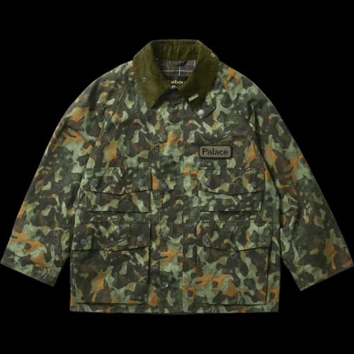 Palace x Barbour Bedale Casual Jacket 'Kelp Forest Camo'