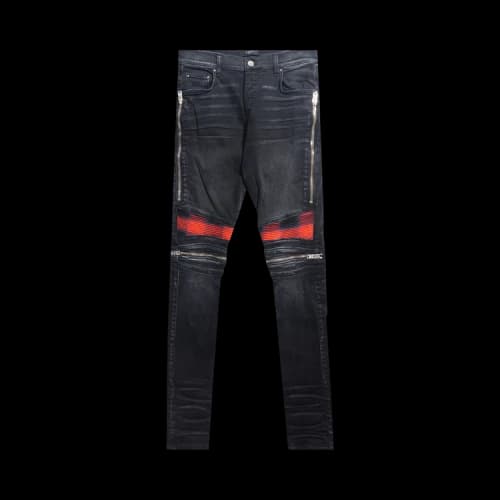 Amiri Plaid MX2 Jean 'Aged Black'