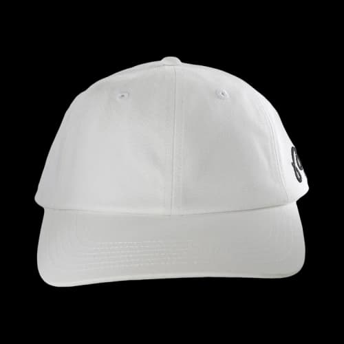 Malbon Ever Washed Twill Dad Hat 'White'