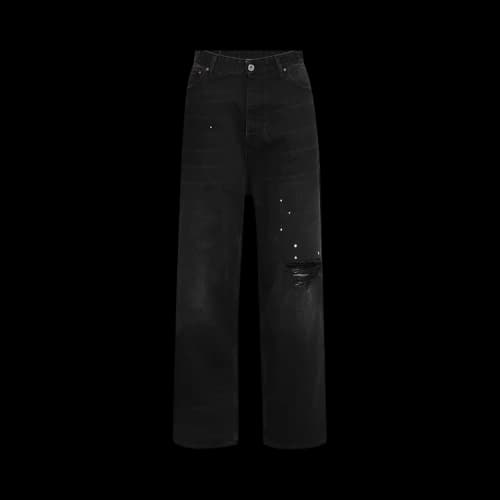 Vetements Ripped Jeans 'Washed-Out Black'