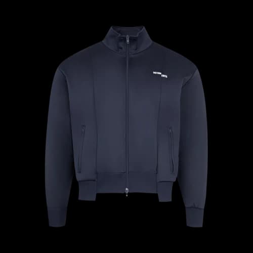 Vetements Cut-Up Athletic Zip-Up 'Navy'