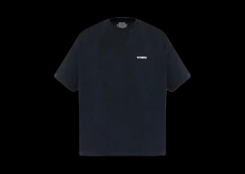 Vetements Iconic Logo T-shirt Black