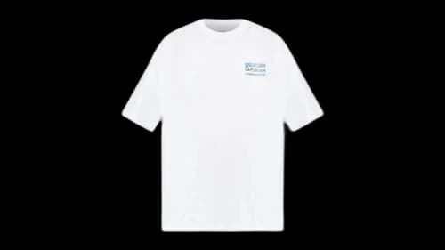 Vetements Sticker T-shirt White