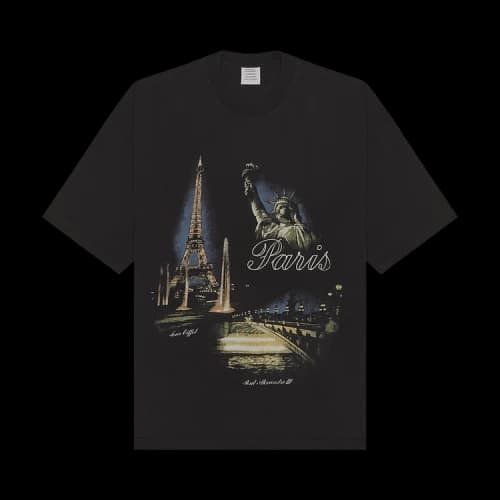 Vetements Paris Tourist T-Shirt 'Black'