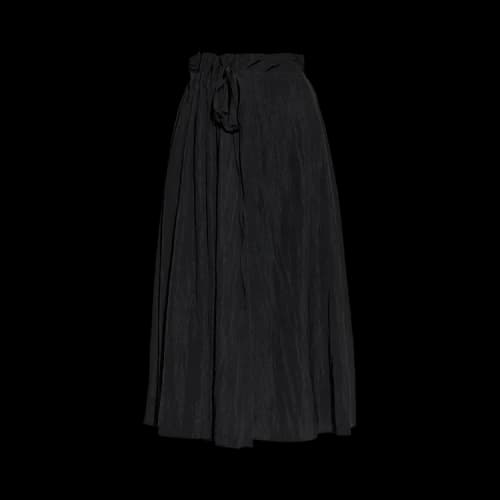 Studio Nicholson Gathered Wrap Skirt 'Black'