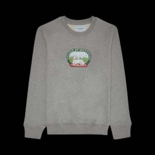 Casablanca Voyage Dog Printed Sweatshirt 'Grey'