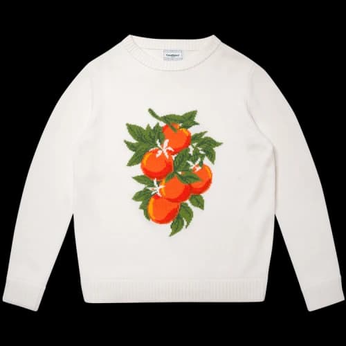 Casablanca Fleur De L'Oranger Sweater 'Cream'