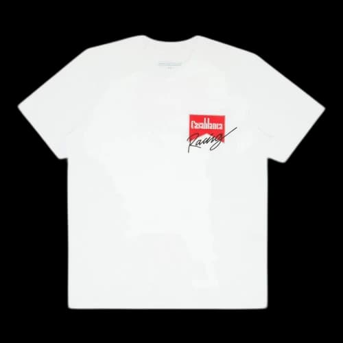 Casablanca Casa Racing Double Sided T-Shirt 'White'