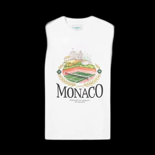 Casablanca Monaco T-Shirt 'White'