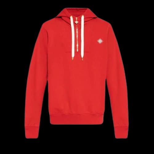 Casablanca Diamond Logo Half Zip Hooded Sweatshirt 'Diamond Logo'
