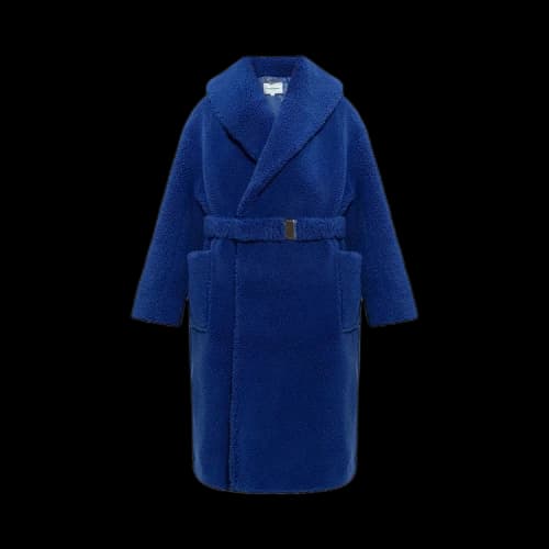 Casablanca Shearling Robe 'Blue'