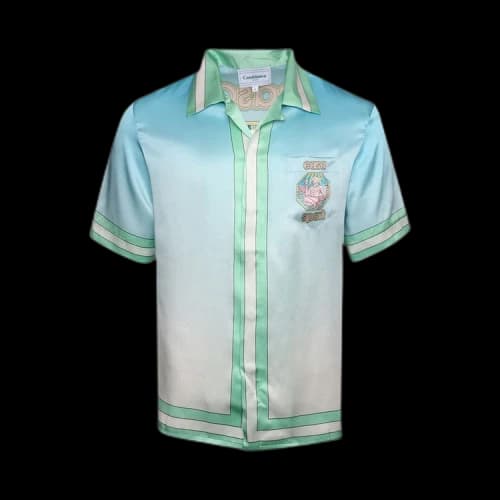Casablanca Cuban Collar Short-Sleeve Shirt 'Casa Sport'