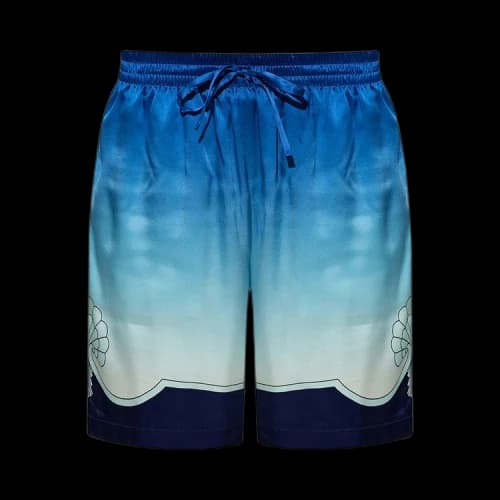 Casablanca Silk Shorts With Drawstrings 'Archway Place Vendome'