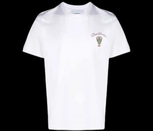 Casablanca L'Amour En Fleur Print T-shirt White