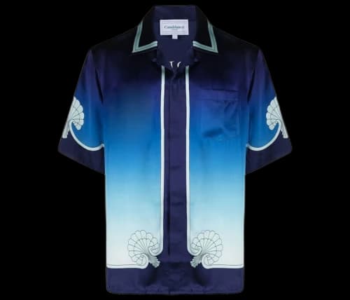 Casablanca Graphic Print Cuban Shirt Multicolour