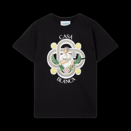 Casablanca Le Joueur Printed T-Shirt 'Black'