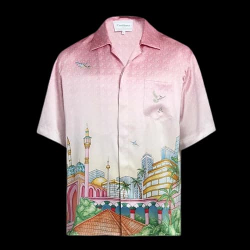 Casablanca Morning City View Shirt Pink