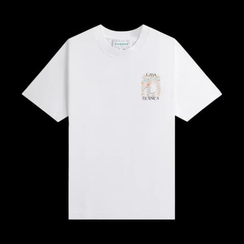 Casablanca Mushroom Goddess Printed T- Shirt 'White'