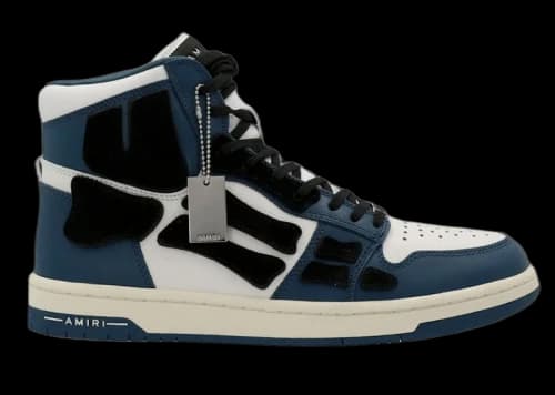 AMIRI Skel Top Hi Navy White