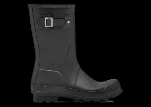 Hunter Original Short Rain Boots Black