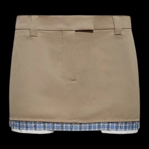 Miu Chino Mini Skirt 'Cord'
