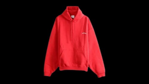 Vetements Lifeguard Oversized Hoodie Red