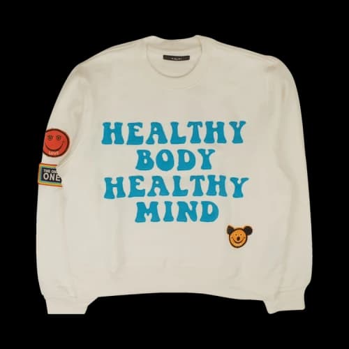 Amiri Healthy Body Crewneck 'White'