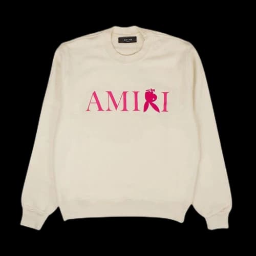 Amiri Reverse Bunny Crewneck 'White'