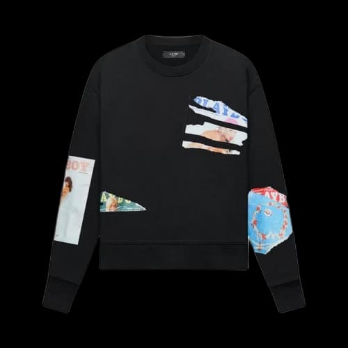 Amiri Playboy Magazine Crewneck 'Black'