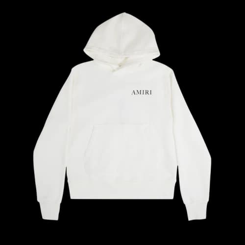 Amiri Psychedelic Fitted Hoodie 'Snow'